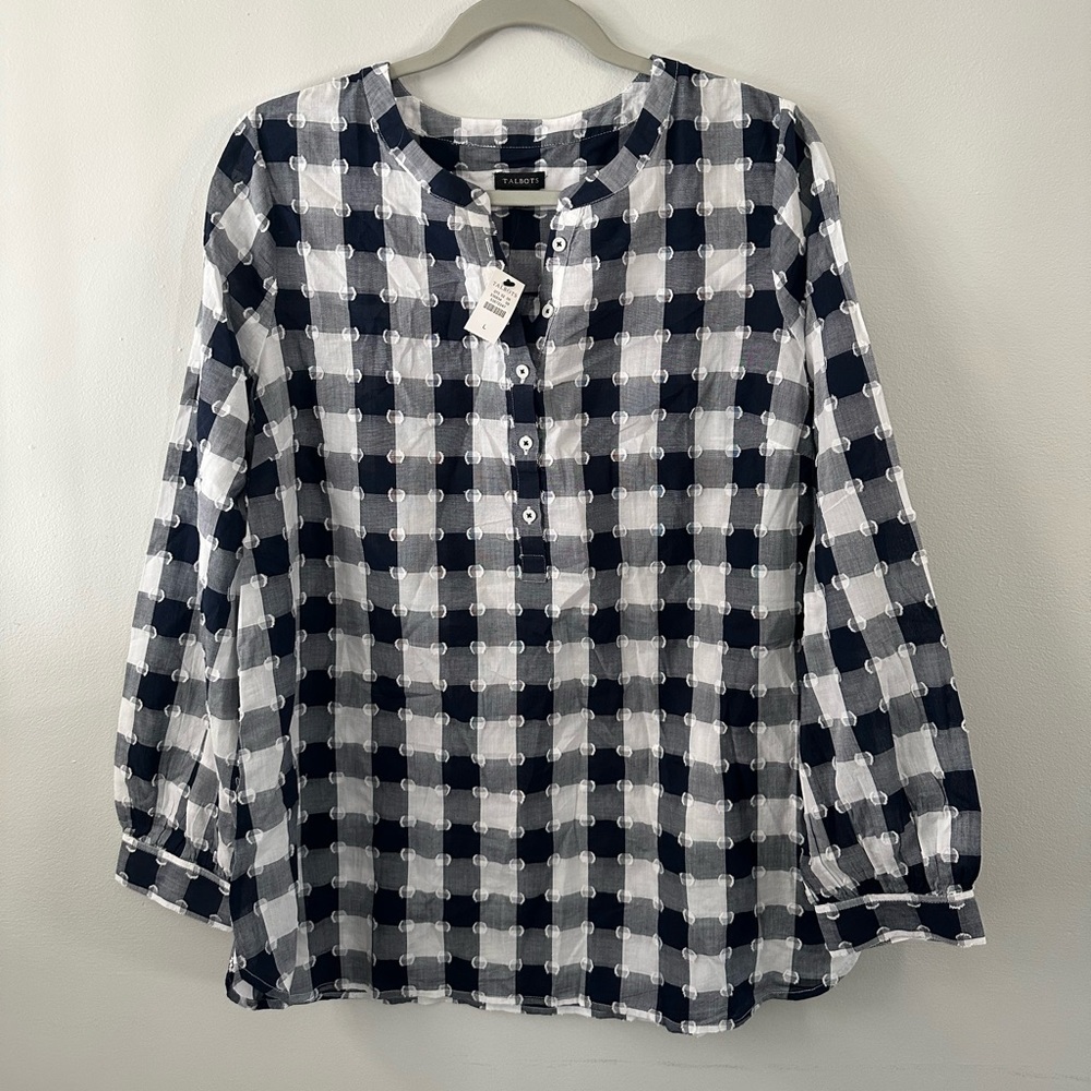 Talbots blouse Size L